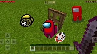 Making a Ultimate Secret Trapdoor To Among Us in Minecraft PE