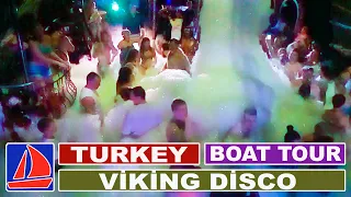 Турция Аланья / Пенная дискотека на яхте / VİKİNG BOAT