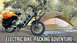 Solo Desert Camping on an E-bike - Eahora Juliet Off-road Range Test