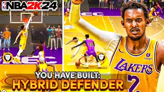 My "HYBRID DEFENDER BUILD" is a MENACE to GUARDS in NBA 2K24! UNLIMITED STEALS + BEST JUMPSHOT