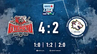 Gólösszefoglaló EL 81 - Gyergyói Hoki Klub - Budapest Jégkorong Akadémia HC 4-2 20221125