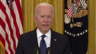 Biden talks economic efforts and pandemic relief