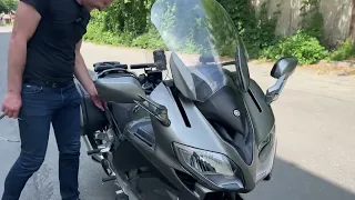 Осмотр мотоцикла Yamaha FJR1300 с пробегом 28500 км