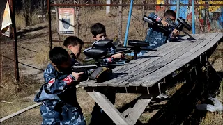 Детский пейнтбол в Алматы, пейнтбольный клуб Мереке