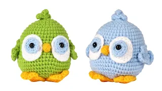 Bird-1：How to crochet Bird's body？
