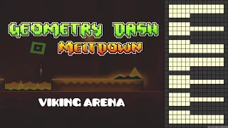 Geometry Dash Meltdown - Viking Arena [Piano Cover]