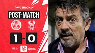 💬 "DIDN'T SHOW" | 10 Feb 24 | Phil Brown on FA Trophy exit at Peterborough