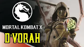 Mortal Kombat X - D'Vorah (FATALITY/BRUTALITY/X-RAY/ENDING)