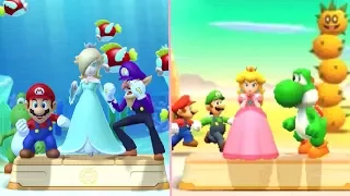 Mario Party: The Top 100 vs Mario Party 10 - All Minigames Comparison (3DS vs Wii U)