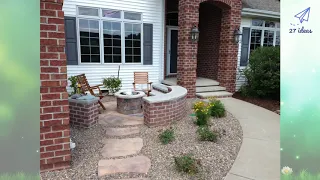 🔴 27  FRONT YARD PATIO DESIGN Ideas