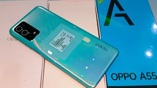 Oppo A55 Mint Green Unboxing , First Look & Review !! Oppo A55 Mint Green Edition