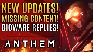 Anthem - New Updates! Bioware Responds To Missing E3 Features! EA Play 2019 Dates!