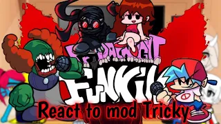Реакция Undertale на Friday Nignt' Funkin Tricky Mod All cutscenes