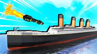 DESTROYING the TITANIC and HELLFIRE MISSILES! - Disassembly 3D Gameplay