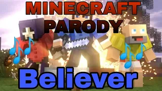 Bed Wars: FULL ANIMATION 🎶 Minecraft Parody Believer 🎶 (read description)