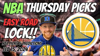 MASSIVE ROAD LOCK!! NBA Picks Today 2/15/2024 | Free NBA Picks, Predictions, & Sports Betting Advice