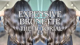 The Expensive Brunette - How to Blend Seamlessly For a Milk Chocolate Balayage