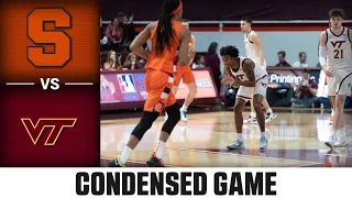 Syracuse vs. Virginia Tech Condensed Game | 2022-23 ACC Men’s Basketball