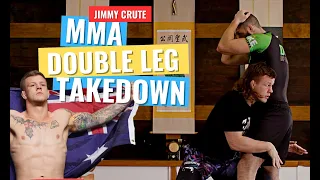 MMA DOUBLE LEG TAKEDOWN - WITH UFC FIGHTER JIMMY CRUTE