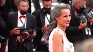 ANDIE MACDOWELL 74 CANNES FILM FESTIVAL VIDEO BY MARIANA CATTOIR