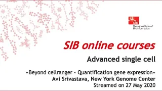 Advanced Single Cell - Beyond cellranger - Quantification gene expression