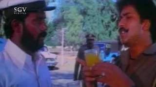 Ravichandran Saved CM from Poisoned Juice | Abhimanyu Kannada Movie | Kannada Best Scenes