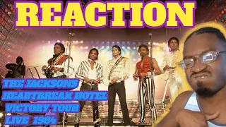 The Jacksons-"Heartbreak Hotel "Live Victory Tour  Toronto 1984- Enhanced HD- REACTION!!