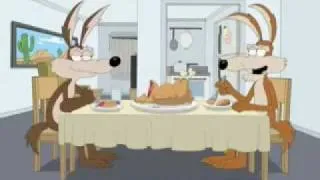 Family Guy - Coyote finally gets the Road Runner