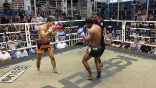 Tongkon PhuketTopTeam vs Saming Cherngtalay Muay Thai fight 16 July 2017