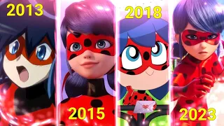 EVOLUTION OF MARINETTE - MIRACULOUS LADYBUG (2012 - 2023)