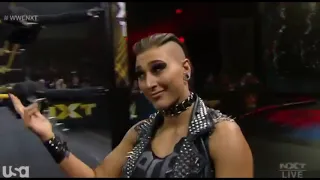 Rhea Ripley 1st entrance as NXT womens champion