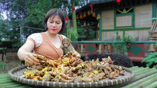 Surprise when harvesting yellow turmeric root - Processed into a medicine | Harvest Life