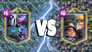 PEKKA + 2x MINI PEKKA Vs MEGA KNIGHT + LITTLE PRINCE | 3V3