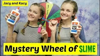 Mystery Wheel of Slime Challenge ~ Jacy and Kacy