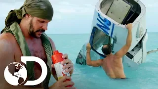 Joe e Matt tentam sobreviver no Triângulo das Bermudas | Desafio em dose dupla | Discovery Brasil