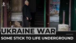 Ukrainians stick to life underground in war-damaged Bakhmut