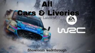 EA Sports WRC - Full Car List (All Cars & Liveries)