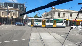 Driver's View Tram 78  North Richmond to Balaclava