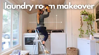 DIY Laundry Room Makeover // Sunroom Makeover // [Part 3] Custom Countertops & The Reveal!