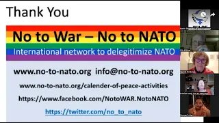 WILPF US No to NATO webinar, 10/18/2022