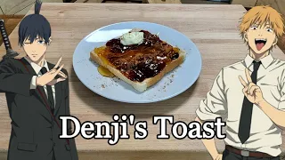 Denji's Toast 🧈🍓🍊🍯🍞 from Chainsaw Man #denji #toast #chainsawman #anime