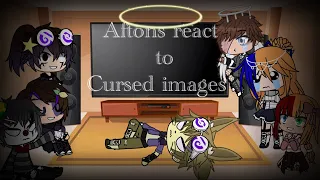The Afton family reacts to cursed images || ft.Ennard and glitchtrap || Fnaf ||