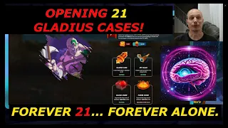 Opening 21 Gladius Cases! Son, I am disappoint. Splinterlands!
