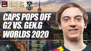 Caps DOMINATES Gen.G with 11/0/11 KDA at Worlds 2020 | ESPN Esports