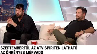 Folytatódik az állítólag hallgatott Önkényes Mérvadó – Puzsér Róbert, Horváth Oszkár az ATV Startban