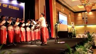 Russian National Day 2013 - Russian & Indonesian Anthems