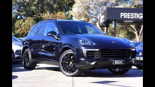 | 2017 Porsche | Cayenne Platinum Edition | 4WD SUV | Black | @MaxOuzasPrestigeCars