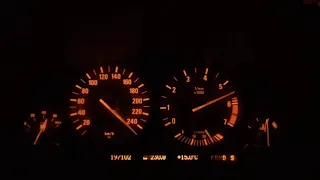 BMW 740i E38 V8 Top Speed Vmax GPS Racelogic