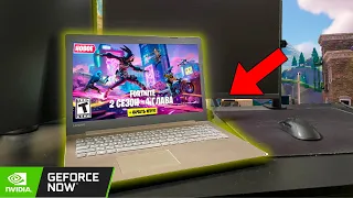 КАК Я ИГРАЛ В FORTNITE НА СТАРОМ НОУТБУКЕ ЧЕРЕЗ GeforceNOW