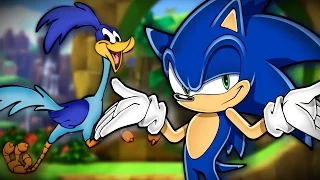 Sonic vs Road Runner - Epic Cartoon Made Rap Battles Season 2